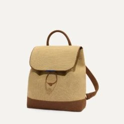 Rothy's The Cinch Backpack - Brown Butter