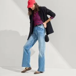 Rothy's The Square Mary Jane - Wren Micro Check -Rothy's Shoes Store 75 SquareMaryJane WrenMicroCheck OnFigure 0238