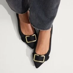 Rothy's The Emblem Point II - Black -Rothy's Shoes Store Emblem Point Black 2676